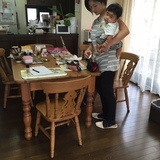 子育てまっ最中、元気なお母さん
