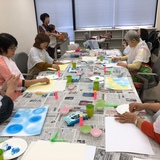 パステルアートセラピーの勉強会で